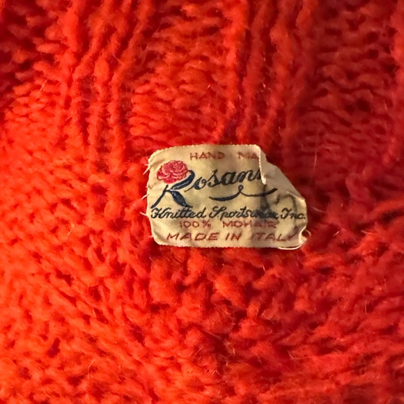 Rosanna Sweaters - Rosanna Bold red Mohair Cardigan